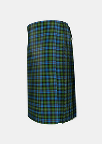 Traditional_Mackenzie_2_Tartan_267_kilt_left_image_with_pleated_design_and_adjustable_buckles_for_men