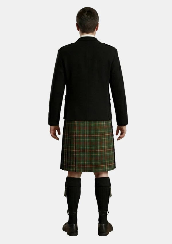 Traditional_Mackinnon_ancient_hunting_tartan_Kilt_and_Argyle_Jacket_Kilt_Outfits_back_image