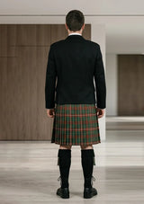 Traditional_Mackinnon_hunting_modern_tartan_Kilt_and_Argyle_Jacket_Kilt_Outfit_back_image