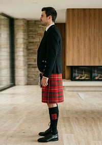 Traditional_Mackinnon_modern_tartan_Kilt_and_Argyle_Jacket_Kilt_Outfit_right_image