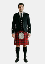 Traditional_Mackinnon_modern_tartan_Kilt_and_Argyle_Jacket_Kilt_Outfits_front_image