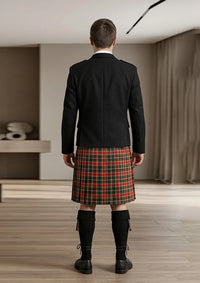Traditional_Maclachlan_old_modern_tartan_Kilt_and_Argyle_Jacket_Kilt_Outfit_back_image