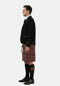 Traditional_Maclachlan_weathered_tartan_Kilt_and_Argyle_Jacket_Kilt_Outfits_left_image