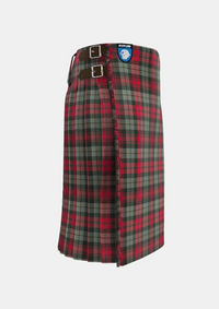 Traditional_Maclachlan_weathered_tartan_right_image_with_pleated_design_and_adjustable_buckles_for_men