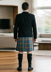 Traditional_Maclain_of_lochbuie_hunting_ancient_tartan_Kilt_and_Argyle_Jacket_Kilt_Outfit_back_image