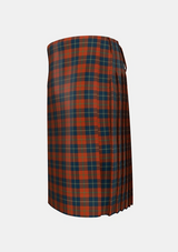 Traditional_Maclaine_of_Lochbuie_Auld_Sett_Tartan_12067_kilt_left_image_with_pleated_design_and_adjustable_buckles_for_men