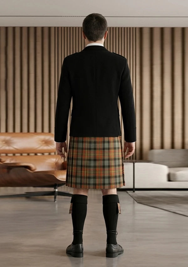 Traditional_Maclaren_weathered_tartan_Kilt_and_Argyle_Jacket_Kilt_Outfit_back_image