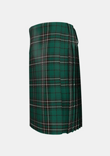 Traditional_Maclean_Hunting_Modern_Tartan_kilt_left_image_with_pleated_design_and_adjustable_buckles_for_men