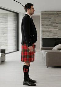 Traditional_Maclean_of_duart_ancient_tartan_Kilt_and_Argyle_Jacket_Kilt_Outfit_right_image