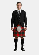 Traditional_Maclean_of_duart_ancient_tartan_Kilt_and_Argyle_Jacket_Kilt_Outfits_front_image