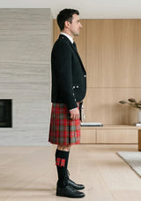Traditional_Maclean_of_duart_weathered_tartan_Kilt_and_Argyle_Jacket_Kilt_Outfit_right_image