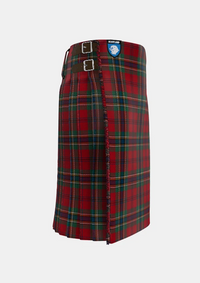 Traditional_Maclean_tartan_right_image_with_pleated_design_and_adjustable_buckles_for_men