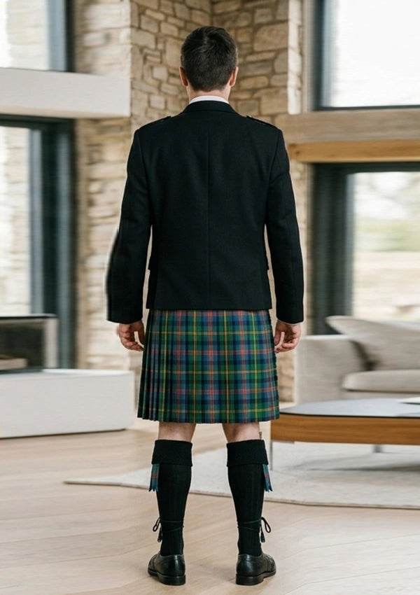 Traditional_Maclennan_tartan_1429_Kilt_and_Argyle_Jacket_Kilt_Outfit_back_image