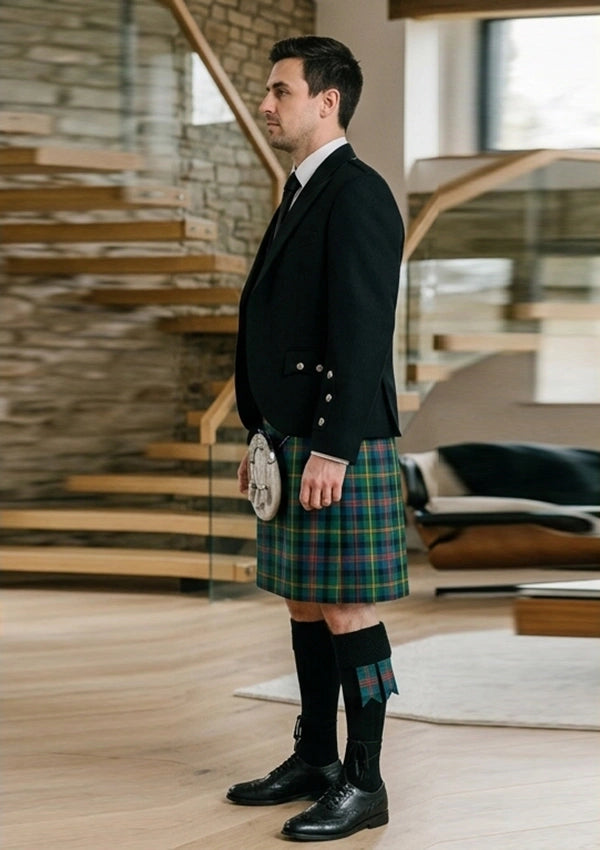 Traditional_Maclennan_tartan_1429_Kilt_and_Argyle_Jacket_Kilt_Outfit_left_image