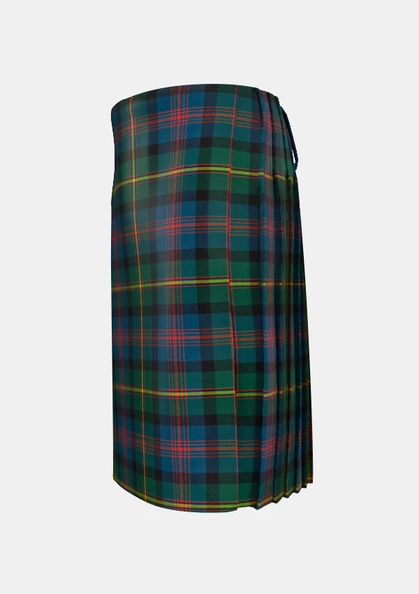 Traditional_Maclennan_tartan_left_image_with_pleated_design_and_adjustable_buckles_for_men