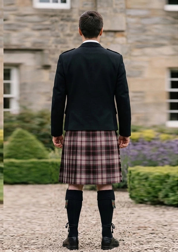 Traditional_Macpherson_Hunting_tartan_547_Kilt_and_Argyle_Jacket_Kilt_Outfit_back_image