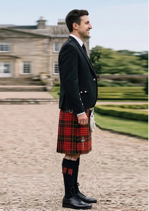 Traditional_Macqueen_tartan_1209_Kilt_and_Argyle_Jacket_Kilt_Outfit_right_image