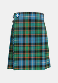 Traditional_Macrae_tartan_front_image_with_pleated_design_and_adjustable_buckles_for_men