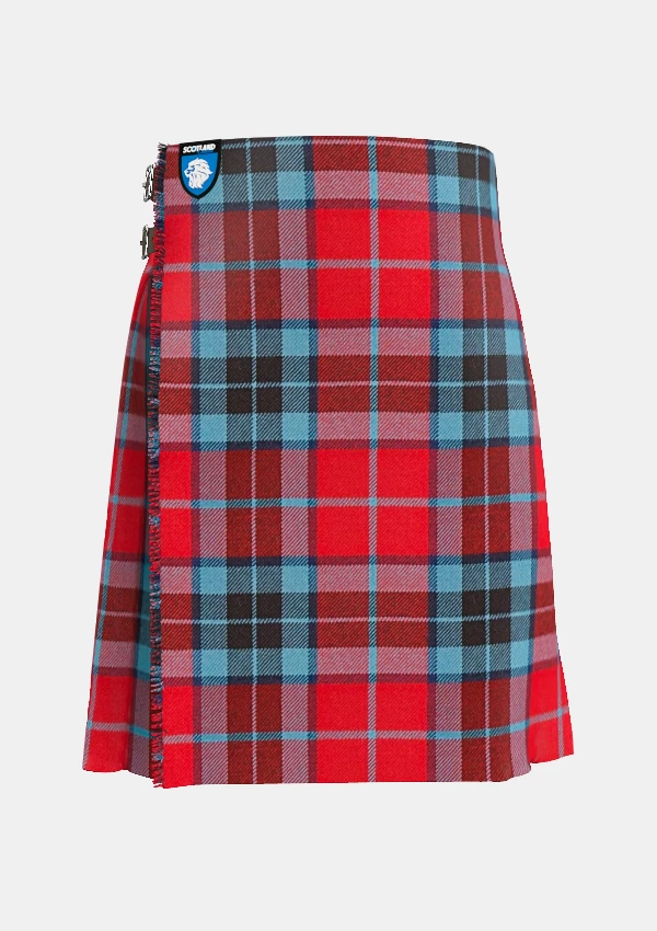 Traditional_Mactavish_tartan_front_image_with_pleated_design_and_adjustable_buckles_for_men
