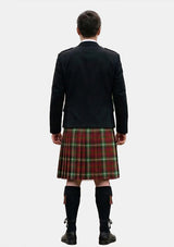 Traditional_Maguire_Tartan_6065_Kilt_and_Argyle_Jacket_Kilt_Outfits_back_image