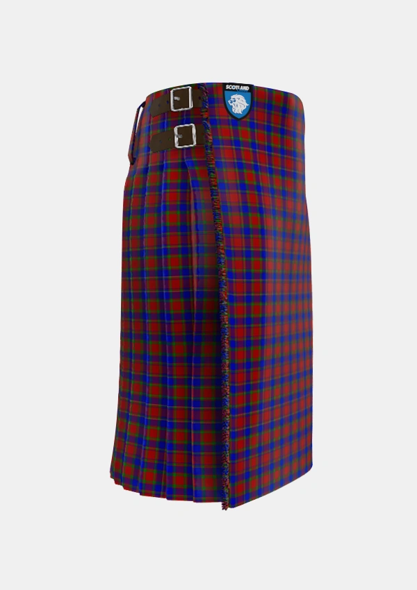 Traditional_Mair_Personal_Tartan_1406_kilt_right_image_with_pleated_design_and_adjustable_buckles_for_men