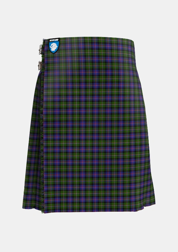 Traditional_Malcolm_1840_Tartan_6470_kilt_front_image_with_pleated_design_and_adjustable_buckles_for_men