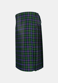 Traditional_Malcolm_2_Tartan_1976_kilt_left_image_with_pleated_design_and_adjustable_buckles_for_men