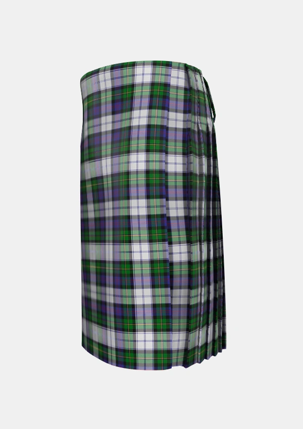 Traditional_Malcolm_Dress_Tartan_1785_kilt_left_image_with_pleated_design_and_adjustable_buckles_for_men