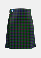 Traditional_Malcolm_Two_Tartan_5696_kilt_front_image_with_pleated_design_and_adjustable_buckles_for_men