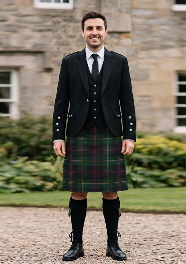 Traditional_Malcolm_tartan_5696_Kilt_and_Argyle_Jacket_Kilt_Outfit_front_image
