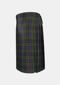 Traditional_Mann_Tartan_4127_kilt_left_image_with_pleated_design_and_adjustable_buckles_for_men