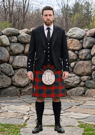 Traditional_Manson_Tartan_987_Kilt_and_Argyle_Jacket_Kilt_Outfit_front_image