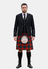 Traditional_Manson_Tartan_987_Kilt_and_Argyle_Jacket_Kilt_Outfits_front_image