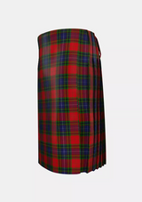 Traditional_Manson_Tartan_987_kilt_left_image_with_pleated_design_and_adjustable_buckles_for_men