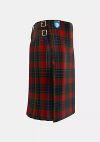 Traditional_Manson_Tartan_987_kilt_right_image_with_pleated_design_and_adjustable_buckles_for_men