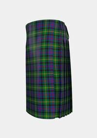 Traditional_Maresh_Tartan_6264_kilt_left_image_with_pleated_design_and_adjustable_buckles_for_men