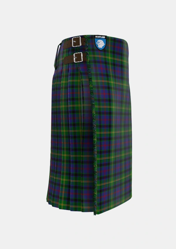 Traditional_Maresh_Tartan_6264_kilt_right_image_with_pleated_design_and_adjustable_buckles_for_men