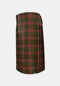 Traditional_Mars_Personal_Tartan_3817_kilt_left_image_with_pleated_design_and_adjustable_buckles_for_men