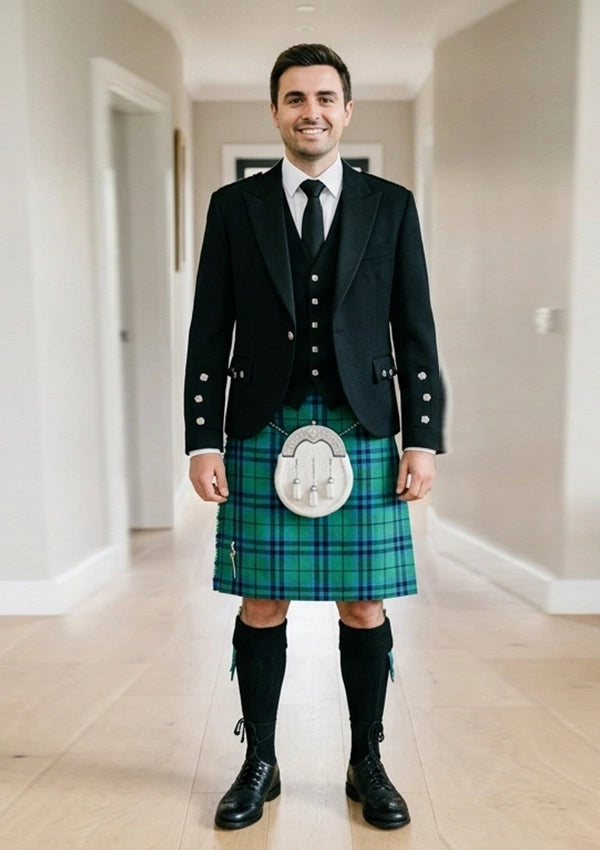 Traditional_Marshall_tartan_3875_Kilt_and_Argyle_Jacket_Kilt_Outfit_front_image