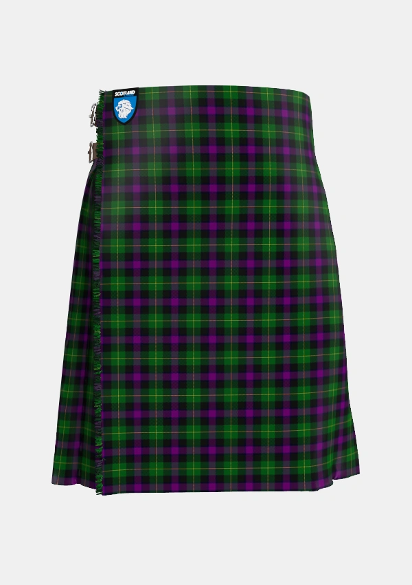 Traditional_Martin_Hunting_Tartan_4943_kilt_front_image_with_pleated_design_and_adjustable_buckles_for_men