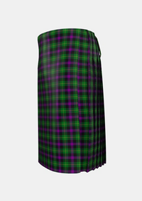Traditional_Martin_Hunting_Tartan_4943_kilt_left_image_with_pleated_design_and_adjustable_buckles_for_men