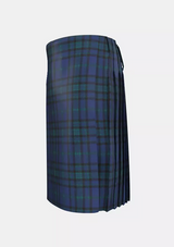 Traditional_Matheson_Hunting_Tartan_kilt_left_image_with_pleated_design_and_adjustable_buckles_for_men