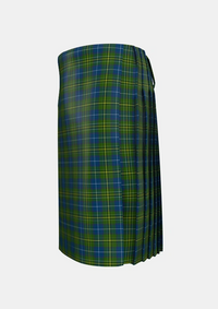 Traditional_McAvoy_Personal_Tartan_6687_kilt_left_image_with_pleated_design_and_adjustable_buckles_for_men
