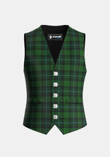 Traditional_McCandlish_Hunting_Green_Tartan_3328_Waistcoat_front_image