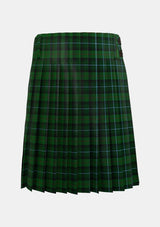 Traditional_McCandlish_Hunting_Green_Tartan_3328_kilt_back_image_with_pleated_design_and_adjustable_buckles_for_men