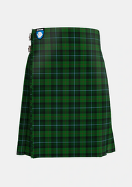 Traditional_McCandlish_Hunting_Green_Tartan_3328_kilt_front_image_with_pleated_design_and_adjustable_buckles_for_men