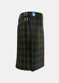 Traditional_McCarter_Tartan_kilt_right_image_with_pleated_design_and_adjustable_buckles_for_men