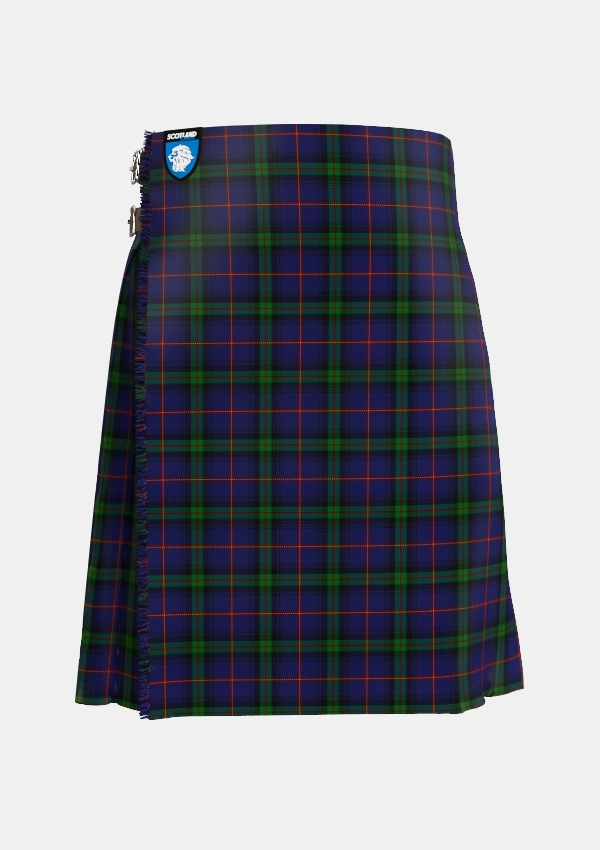 Traditional_McClafferty_Tartan_6471_kilt_front_image_with_pleated_design_and_adjustable_buckles_for_men