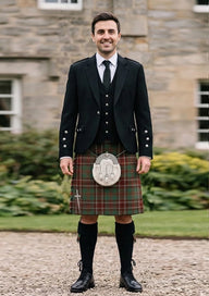 Traditional_McClure_Niall_tartan_14516_Kilt_and_Argyle_Jacket_Kilt_Outfit_front_image