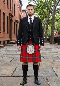 Traditional_McClure_Tartan_Kilt_and_Argyle_Jacket_Kilt_Outfit_front_image